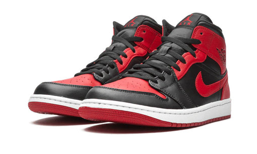 Tênis Air Jordan 1 Mid "Bred Banned" Vermelho/Preto