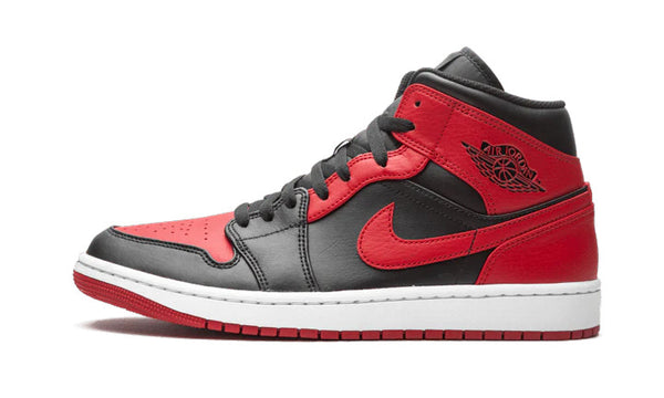 jordan1 mid bred 最終値下げ Tênis Air Jordan 1 Mid 