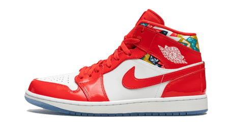 Tênis Air Jordan 1 Mid "Barcelona Sweater" Vermelho