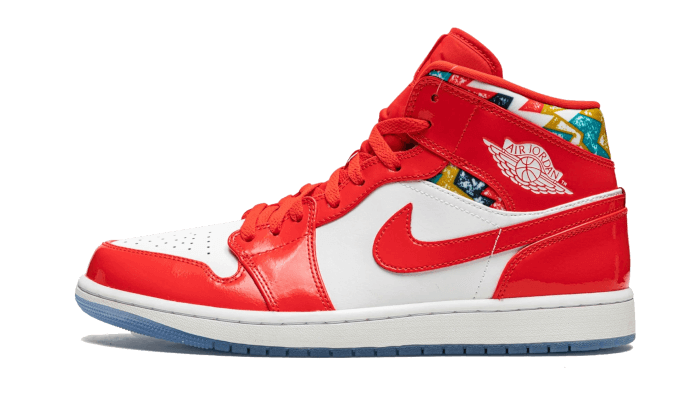 Tênis Air Jordan 1 Mid "Barcelona Sweater" Vermelho