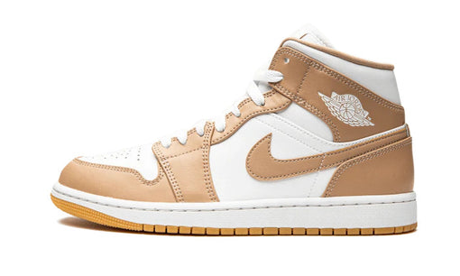 Tênis Air Jordan 1 Mid "Tan Gum" Begê