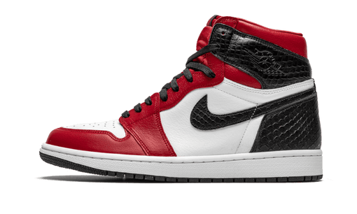 Tênis Air Jordan 1 High Og "Satin Snake Chicago" Branco/Vermelho