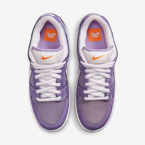 Tênis Nike SB Dunk Low Pro ISO Orange Label "Unbleached Pack Lilac" Roxo