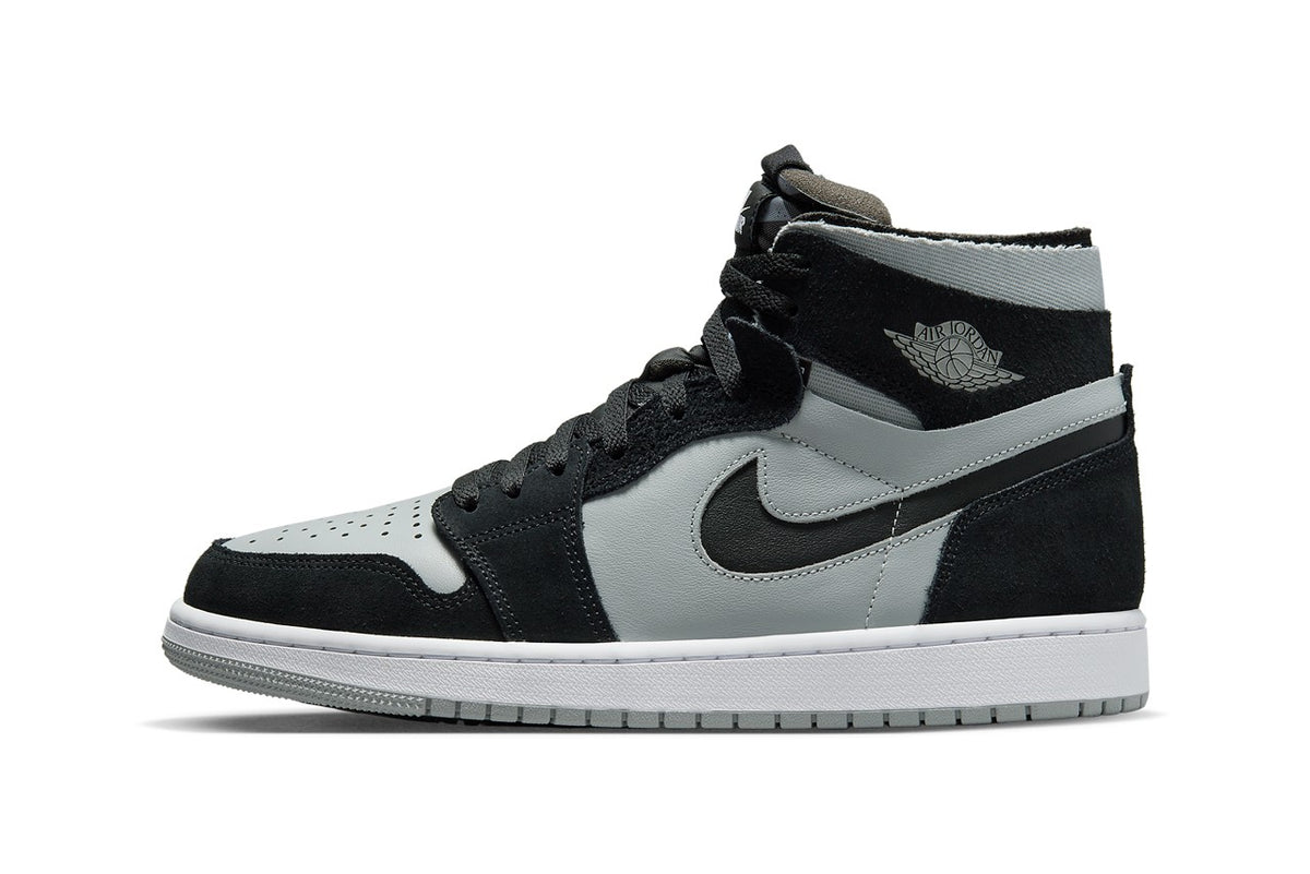 Tênis Air Jordan 1 High Zoom CMFT "Black Light Smoke Grey" Preto/Cinza