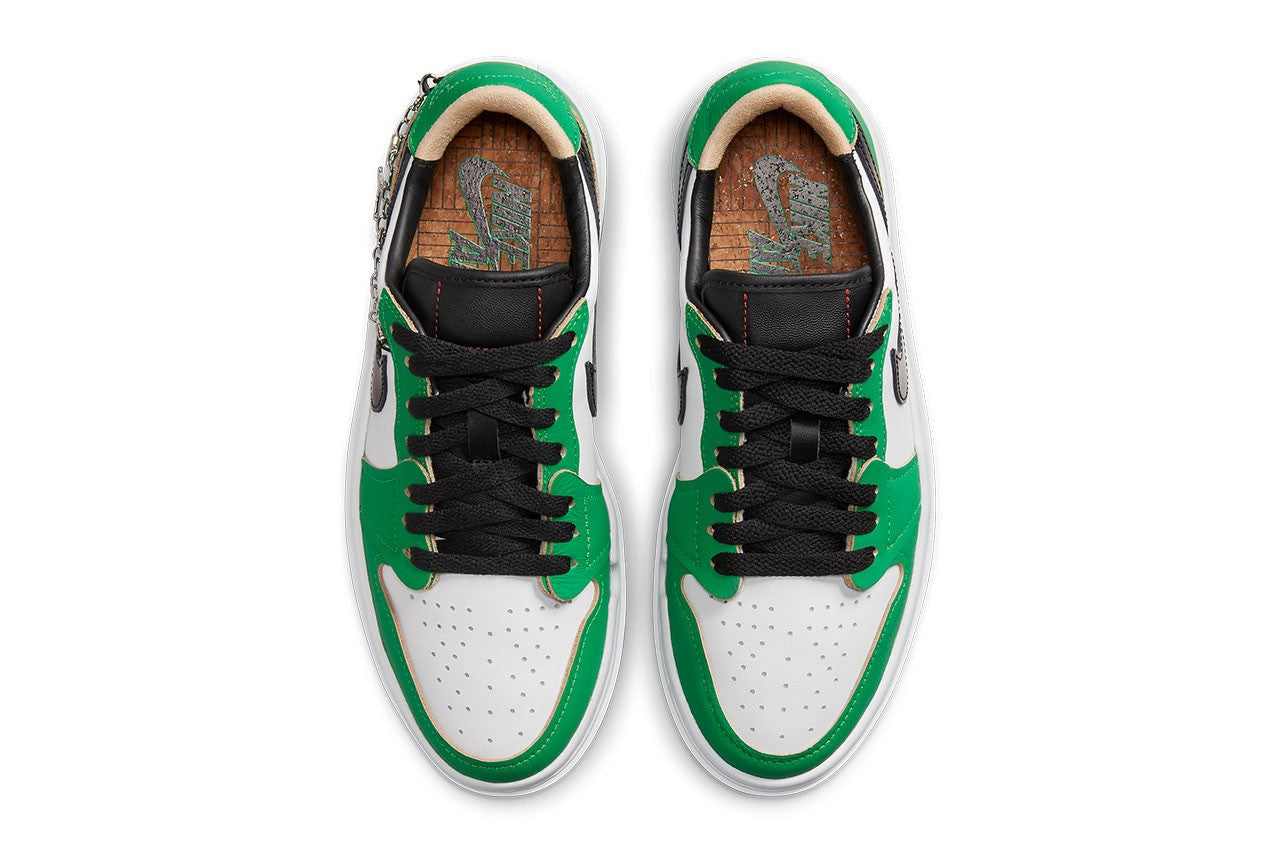 Green white cheap air jordan 1