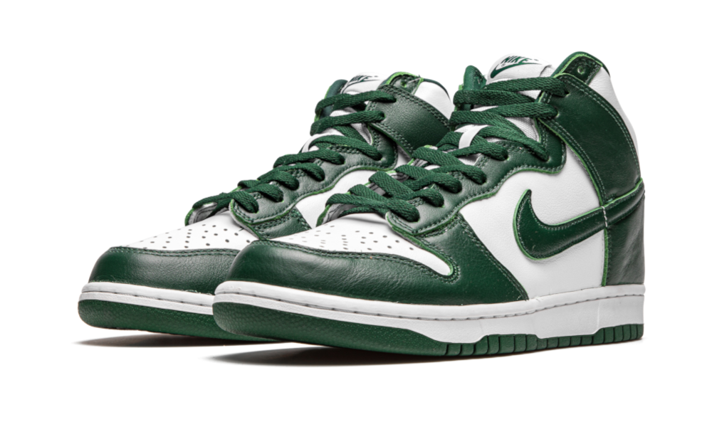 Nike dunk top mid verdes