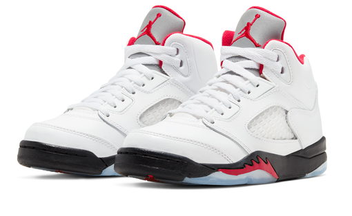 Tênis Nike Air Jordan 5 "Fire Red" Branco