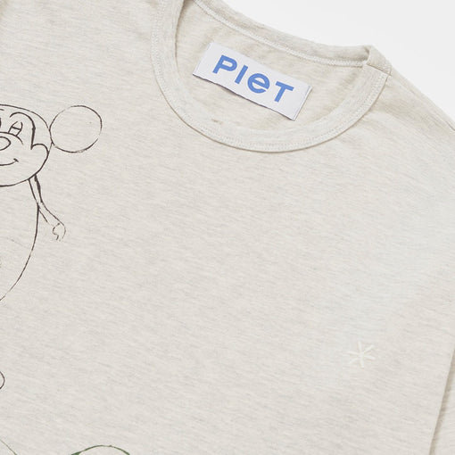 Camiseta Piet "Grafitti Vintage" Cinza