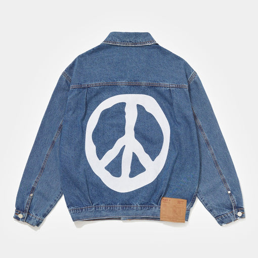 Jaqueta Jeans Trucker Piet "1940 Washed Denim" Azul