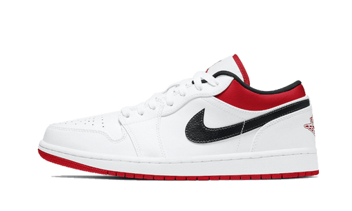 Tênis Air Jordan 1 Low Gs "White Gym Red" Branco/Vermelho