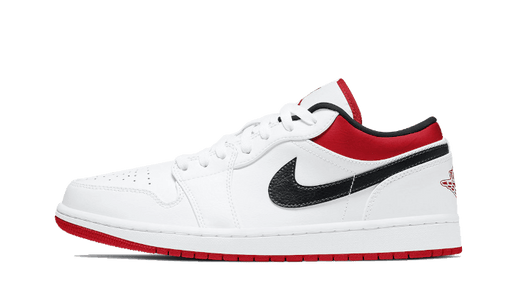 Tênis Air Jordan 1 Low Gs " White Gym Red" Branco